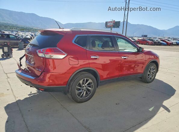 KNMAT2MV7GP709054 2016 NISSAN ROGUE Red Հետևի աջ