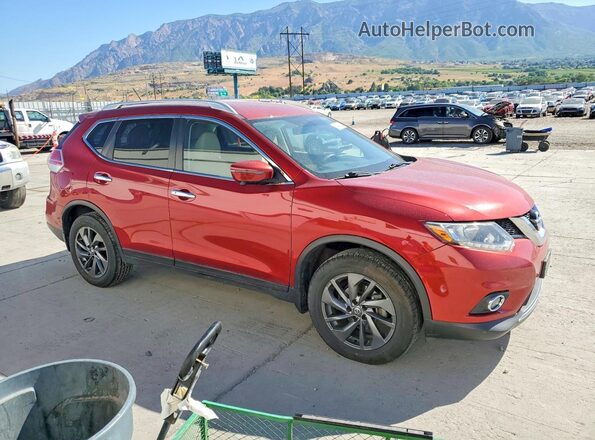 KNMAT2MV7GP709054 2016 NISSAN ROGUE Red Առջևի աջ
