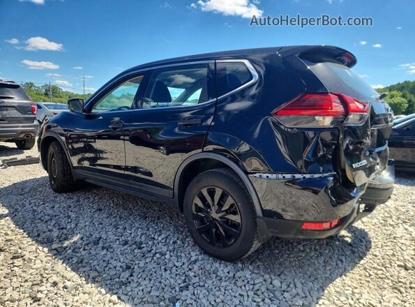KNMAT2MV7HP517182 2017 NISSAN ROGUE Black უკანა მარცხენა