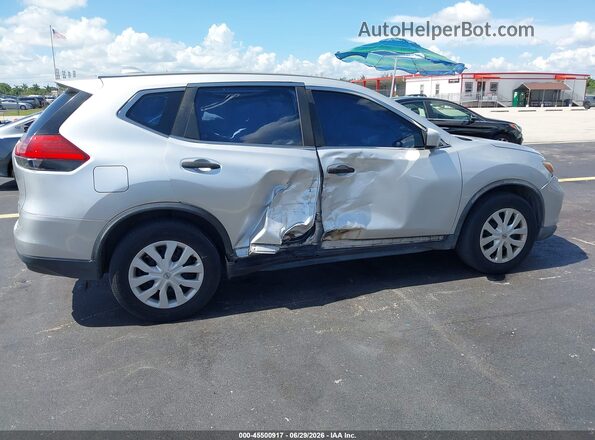 KNMAT2MV7HP518073 2017 NISSAN ROGUE Silver Widok z przodu