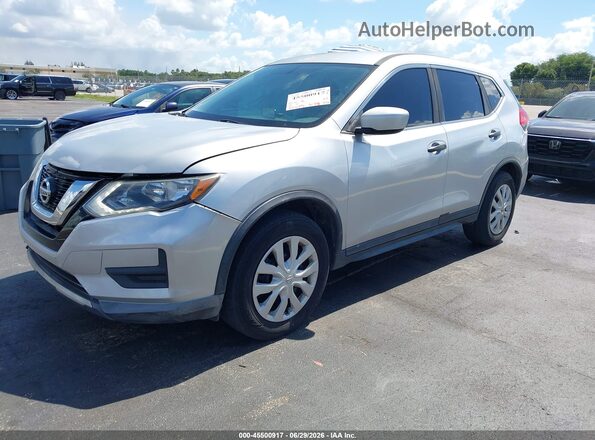 KNMAT2MV7HP518073 2017 NISSAN ROGUE Silver Przód lewy
