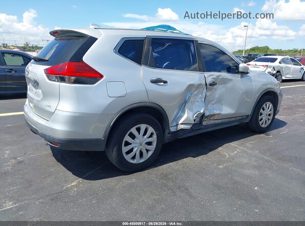 KNMAT2MV7HP518073 2017 NISSAN ROGUE Silver Tył prawy