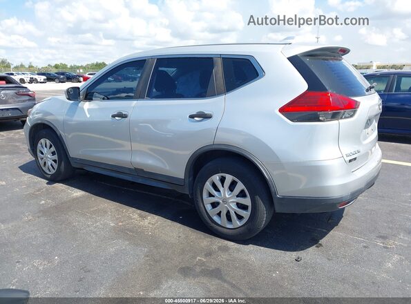 KNMAT2MV7HP518073 2017 NISSAN ROGUE Silver Tył lewy