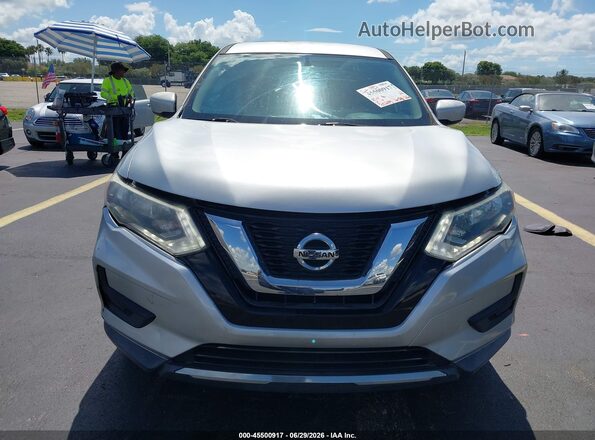 KNMAT2MV7HP518073 2017 NISSAN ROGUE Silver Widok zestawu wskaźników