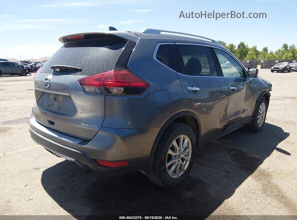 KNMAT2MV7HP524665 2017 NISSAN ROGUE Серый Задняя правая четверть