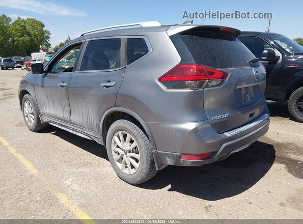 KNMAT2MV7HP524665 2017 NISSAN ROGUE Серый Задняя левая четверть