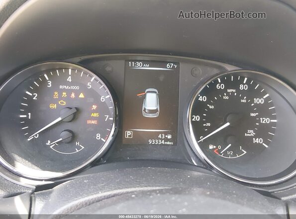 KNMAT2MV7HP524665 2017 NISSAN ROGUE Серый Вид задних сидений