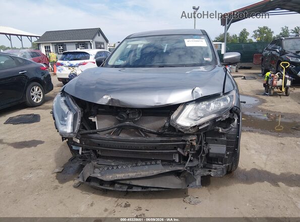KNMAT2MV7HP530448 2017 NISSAN ROGUE Gray Widok z przodu