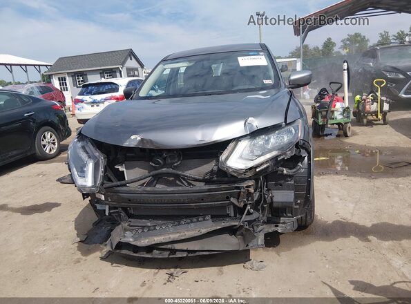 KNMAT2MV7HP530448 2017 NISSAN ROGUE Gray Widok zestawu wskaźników