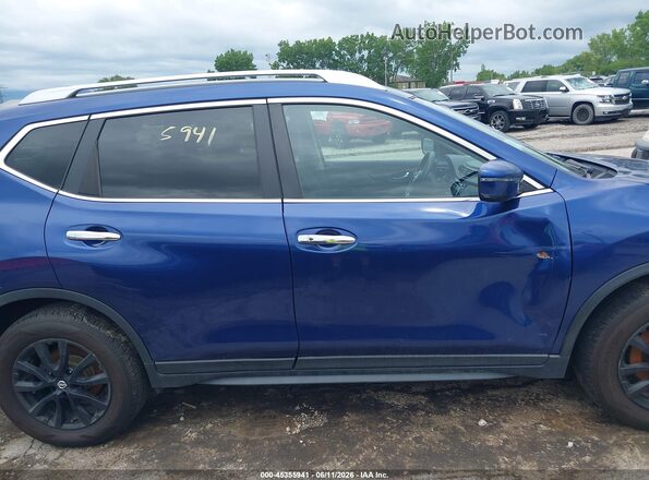 KNMAT2MV7HP553504 2017 NISSAN ROGUE Blue 