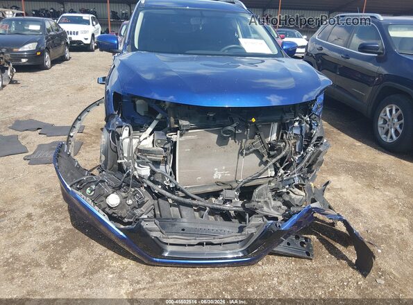 KNMAT2MV7JP509959 2018 NISSAN ROGUE Blue Front view