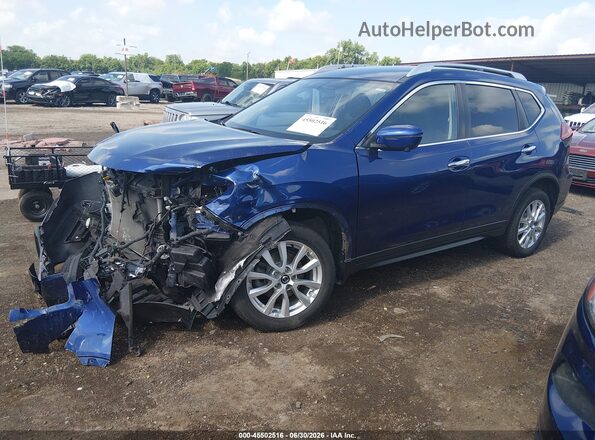 KNMAT2MV7JP509959 2018 NISSAN ROGUE Blue Front left