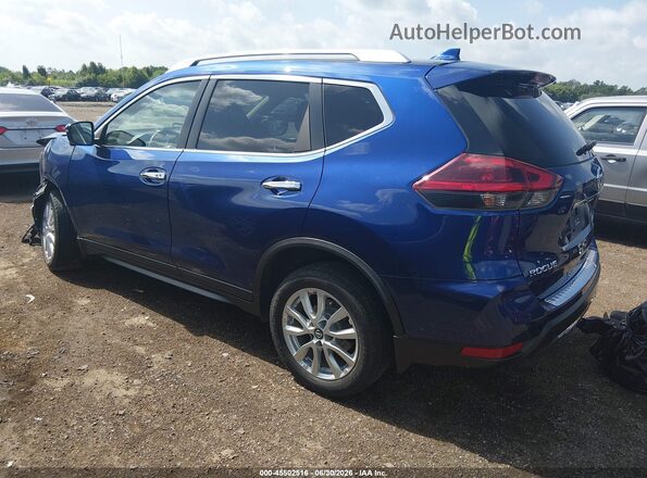 KNMAT2MV7JP509959 2018 NISSAN ROGUE Blue Rear left