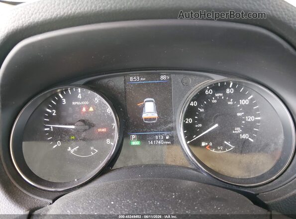 KNMAT2MV7JP542783 2018 NISSAN ROGUE White Հետևի նստատեղերի տեսք