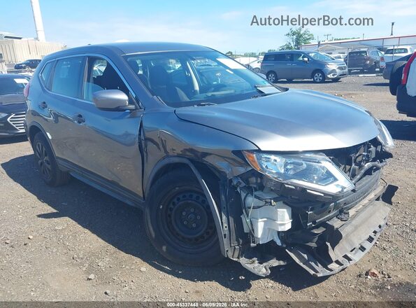 KNMAT2MV7JP544033 2018 NISSAN ROGUE Gray წინა ხედი