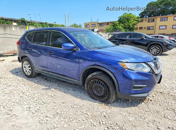 KNMAT2MV7JP554030 2018 NISSAN ROGUE Blue Առջևի աջ