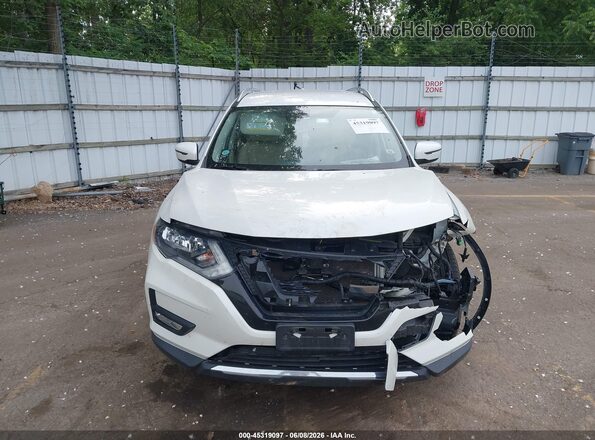 KNMAT2MV7KP537486 2019 NISSAN ROGUE White Սարքավորումների վահանակի տեսք