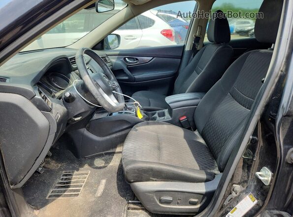 KNMAT2MV7KP545474 2019 NISSAN ROGUE Black Front interior view