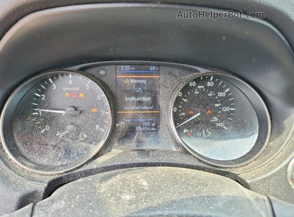 KNMAT2MV7KP545474 2019 NISSAN ROGUE Black Instrument cluster view