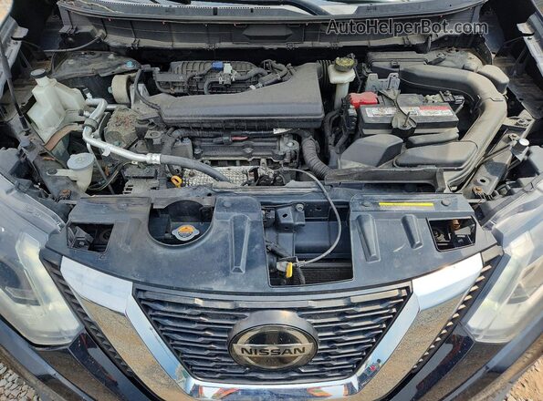 KNMAT2MV7KP545474 2019 NISSAN ROGUE Black Engine compartment view
