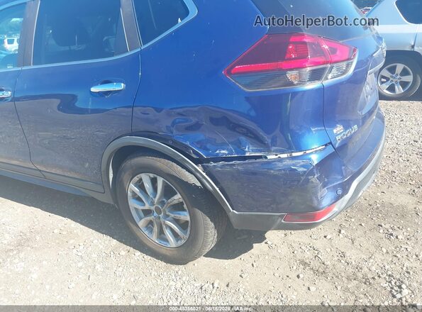 KNMAT2MV7KP552618 2019 NISSAN ROGUE Blue წინა ხედი