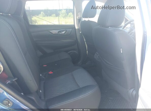 KNMAT2MV7KP552618 2019 NISSAN ROGUE Blue VIN კოდის სტიკერის ხედი