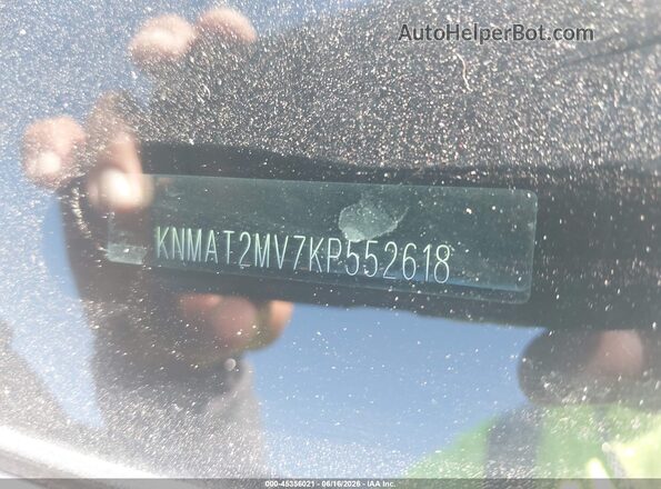 KNMAT2MV7KP552618 2019 NISSAN ROGUE Blue 