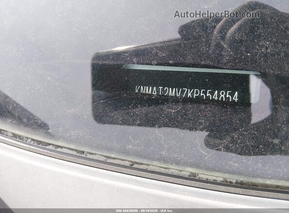 KNMAT2MV7KP554854 2019 NISSAN ROGUE Silver 