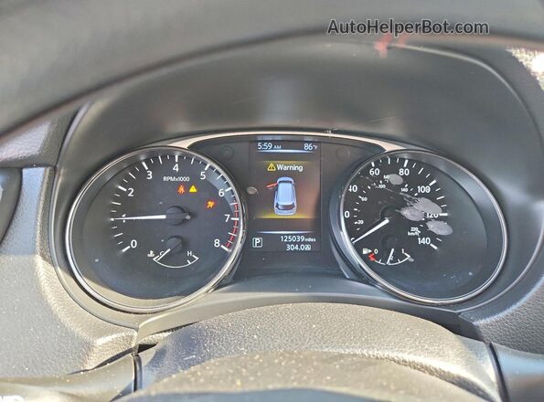 KNMAT2MV8GP604975 2016 NISSAN ROGUE Черный 