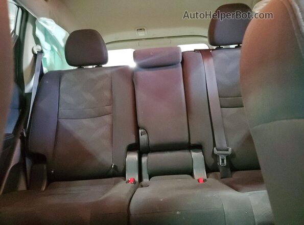 KNMAT2MV8GP610212 2016 NISSAN ROGUE Silver Вид задніх сидінь