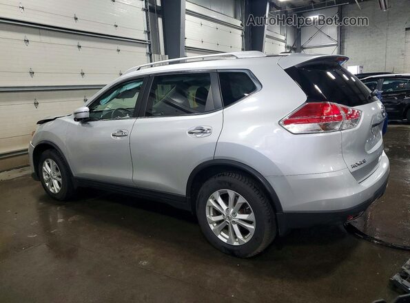 KNMAT2MV8GP610212 2016 NISSAN ROGUE Silver Задня ліва чверть