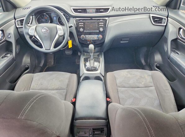 KNMAT2MV8GP615183 2016 NISSAN ROGUE Синий Вид панели приборов