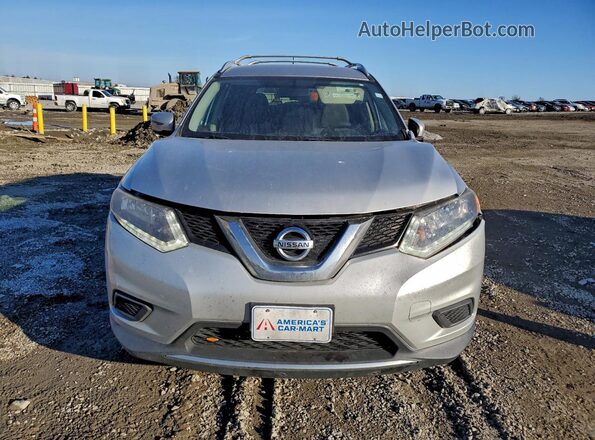 KNMAT2MV8GP624546 2016 NISSAN ROGUE Silver Դիմացի տեսք