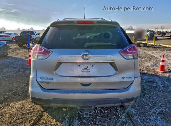 KNMAT2MV8GP624546 2016 NISSAN ROGUE Silver Հետևի տեսք