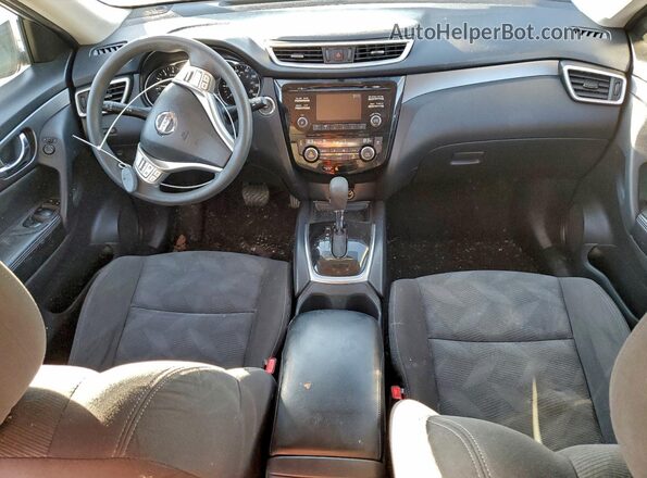 KNMAT2MV8GP624546 2016 NISSAN ROGUE Silver Առջևի վահանակի տեսք