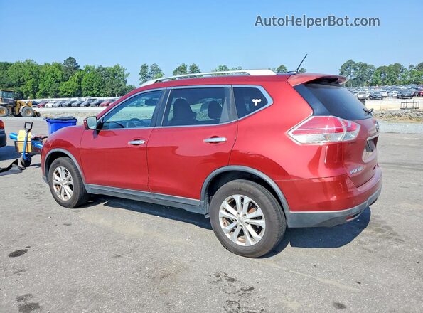 KNMAT2MV8GP630475 2016 NISSAN ROGUE Red Հետևի ձախ