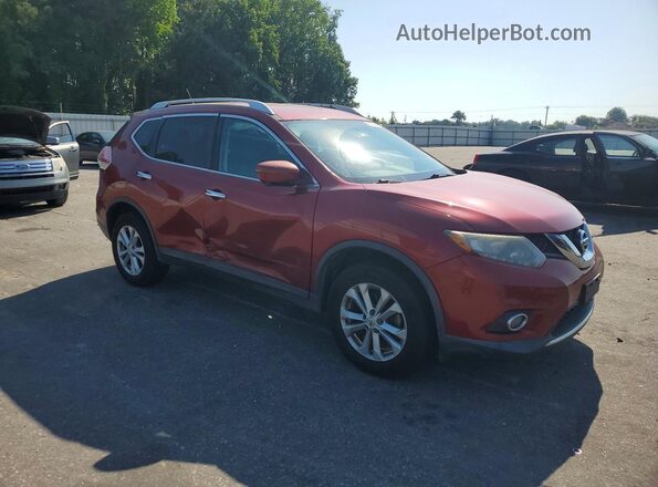 KNMAT2MV8GP630475 2016 NISSAN ROGUE Red Առջևի աջ