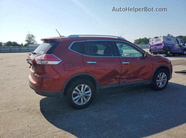 KNMAT2MV8GP630475 2016 NISSAN ROGUE Red Հետևի աջ