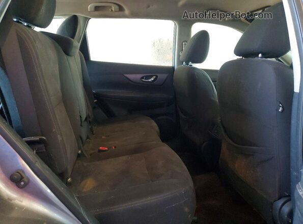 KNMAT2MV8GP644988 2016 NISSAN ROGUE Gray Rear seats view