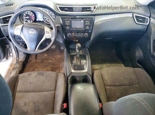 KNMAT2MV8GP644988 2016 NISSAN ROGUE Gray Dashboard view