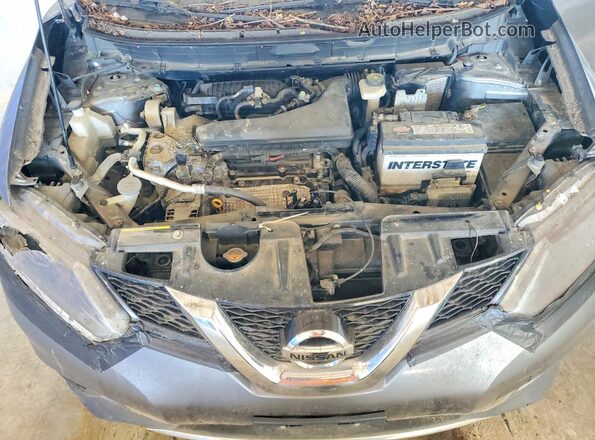 KNMAT2MV8GP644988 2016 NISSAN ROGUE Gray Rear interior view
