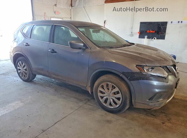 KNMAT2MV8GP644988 2016 NISSAN ROGUE Gray Front right