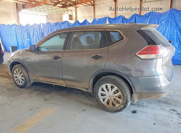 KNMAT2MV8GP644988 2016 NISSAN ROGUE Gray Rear left
