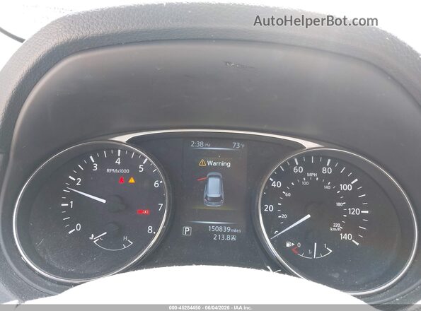 KNMAT2MV8GP652413 2016 NISSAN ROGUE Silver უკანა სავარძლების ხედი