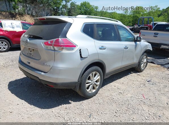 KNMAT2MV8GP652413 2016 NISSAN ROGUE Silver უკანა მარჯვენა