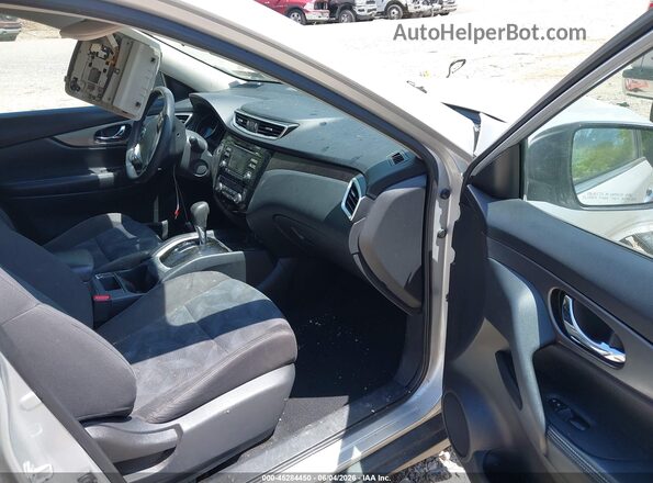 KNMAT2MV8GP652413 2016 NISSAN ROGUE Silver წინა სალონის ხედი