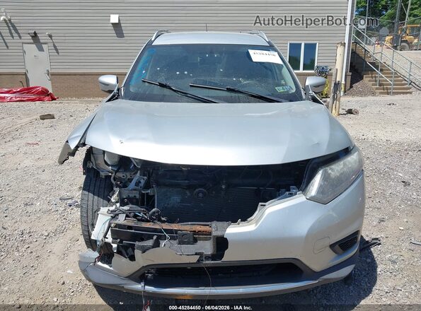 KNMAT2MV8GP652413 2016 NISSAN ROGUE Silver ხელსაწყოთა პანელის ხედი
