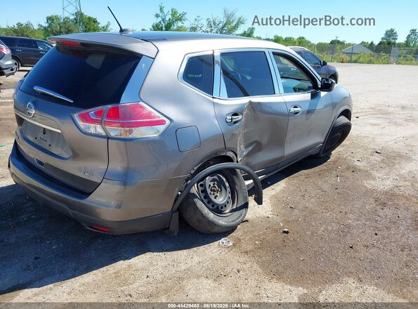 KNMAT2MV8GP655313 2016 NISSAN ROGUE Gray Հետևի աջ