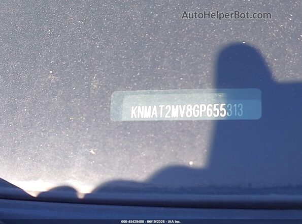KNMAT2MV8GP655313 2016 NISSAN ROGUE Gray Շարժիչի բաժամունքի տեսք