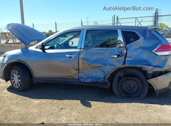 KNMAT2MV8GP655313 2016 NISSAN ROGUE Gray Դիմացի տեսք